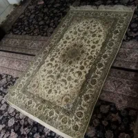 فرش دستبافت کرک ۴لا چهاررنگ ابریشم وچله ابریشم ۵۰