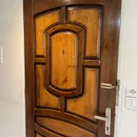 درب چوبی عرض 95 در 203 سانتی متر با تخفیف