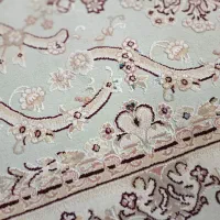 فرش قالی کناره تمام نخ اکرولیک 1در2