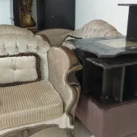 مبل هفت نفره و ویترین طرح 7|مبلمان خانگی و میز عسلی|شاهدشهر, |دیوار