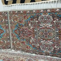 پشتی ماشینی فیروزه ای رنگ