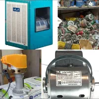 تعویض موتور کولر آبی نو با سوخته