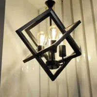 لوستر آویز مدل ستاره ۴ شعله ...لوستر حبابی ۱۵ شعله