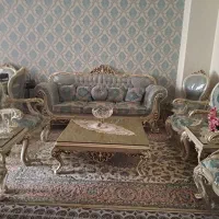 مبل ۷نفره و میز ناهار خوری ۸ نفره چوب راش گرجستان