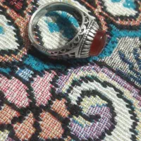 انگشتر عقیق یمنی سنگ اصیل اصلی کمیاب دومهردار|جواهرات|اردبیل, |دیوار