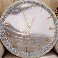 ساعت دیواری رزینی، ظروف رزینی یلدایی|صنایع دستی و سایر لوازم تزئینی|تهران, هفده شهریور|دیوار