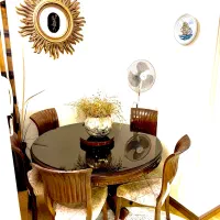 میز ناهار خوری ۶ نفره و باند و سینما خانگی