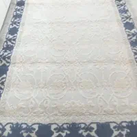 گلیم فرش فرشینه کاملا نو وسالم طوسی روشن طرح جدید