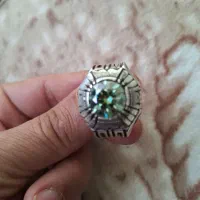 انگشتر نقره موزانایت اصل
