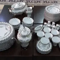 سرویس چینی نقره کوب آلمانی