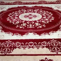 یک جفت فرش ۱۲متری زمینه زرشکی وکرمی|فرش|حبیب آباد, |دیوار