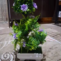 ۲عددگلدان گل مصنوعی|گل مصنوعی|چناران, |دیوار