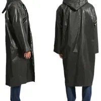 پانچو بارانی فری سایز دارای کش آستین وزیپ جلو