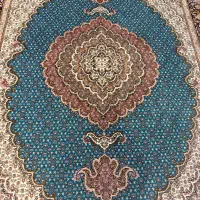 فرش دستبافت تبریز رنگ فیروزه ای|فرش|تهران, زعفرانیه|دیوار