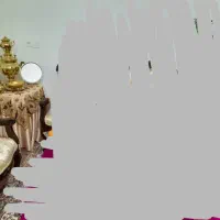 میزخاطره با ساتن و منجق دوزی