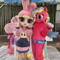 عروسک تن پوش،تفنگ حباب،عموموسیقی،تونل حباب