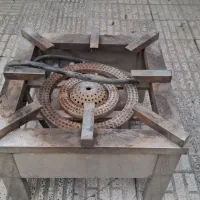 اجاق گاز پلوپز میز استیل هود بزرگ