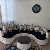 مبل ۷ نفره و ساعت دیواری و۱عدد تابلو|مبلمان خانگی و میز عسلی|سنندج, |دیوار