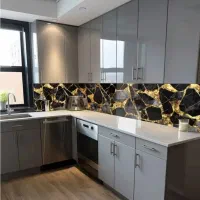 شیشه بین کابینتی طرح دار|مصالح و تجهیزات ساختمان|سیرجان, |دیوار