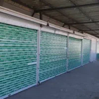 درب کرکره برقی وشیشه سکوریت