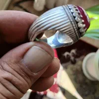 انگشتری نقره یاقوت استارزیبا|جواهرات|خمینی‌شهر, |دیوار