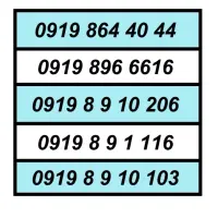 0919.30.40.914|سیم‌کارت|تهران, گلستان (شهرک راه آهن)|دیوار