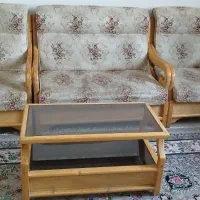 مبل ۸نفره سالم کیفیت خوب|مبلمان خانگی و میز عسلی|گلبهار, شهر جدید گلبهار|دیوار