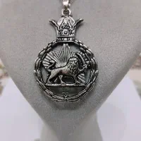 گردنبند پلاک های مردانه شیر وخورشید.فروهر.صلیب.خدا