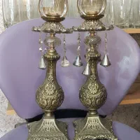 دو جفت شمعدانی لاله دکوری آنتیک کرج