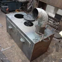 بخاری هیزمی سه کاره ورق ۲ میل|بخاری، هیتر، شومینه|ابهر, |دیوار