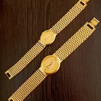 ساعت مچی ست مارک اکیورنت اصل سوئیس طلایی