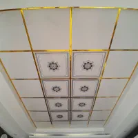 تایل گچی(طرحدار،پانچ،طلایی) و PVC درجه 1