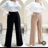 شلوار نیم بگ مشکی و رنگی|لباس|دهلران, |دیوار