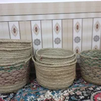 صنایع دستی سبد بافتنی
