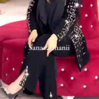 کت وشلوار سنگدوزی برند ساناز آرمانی