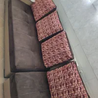 مبل ۷ نفره همراه یک کاناپه با ۴ میز عسلی|مبلمان خانگی و میز عسلی|اصفهان, برزان|دیوار