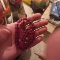 تسبیح سندلوس شامقصودکهربا|کلکسیون اشیاء عتیقه|سامان, |دیوار