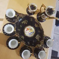 سرویس قهوه‌خوری سورمه‌ای