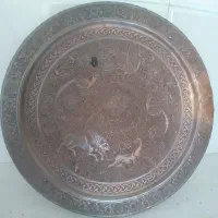سینی عتیقه قدیمی|کلکسیون اشیاء عتیقه|اردبیل, |دیوار