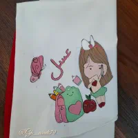 نقاشی مقنعه کودک و بزرگسال|لباس|اهواز, مجاهد|دیوار