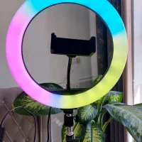 رینگ لایت سری جدید RGB رنگین کمانی کاملا نو|لوازم جانبی موبایل و تبلت|شیراز, نصر|دیوار