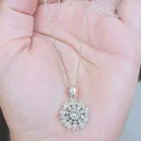 پلاک زنجیر نقره شیک عیار ۹۲۵ایتالیا