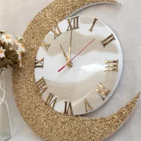 ست ساعت و سطل زباله و جا دستمال کاغذی