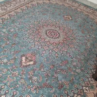 فرش ۳ در ۴ فیروزه‌ای|فرش|بروجن, |دیوار