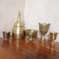 ظروف برنجی قدیمی