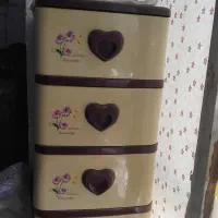 دراور چهار کشوعه پلاستیکی