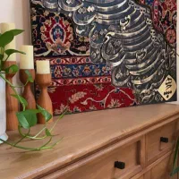 تابلو فرش کالیگرافی|تابلو فرش|مشهد, شهید فرامرز عباسی|دیوار