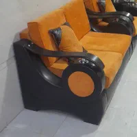 مبل ۷ نفره راحتی در حد نو|مبلمان خانگی و میز عسلی|بوکان, |دیوار