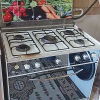 گاز پنج شعله کارکرده تمیز