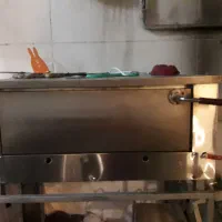 فر پیتزا صندوقی درب استیل در حد نو